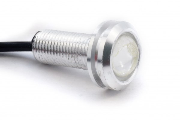 Лампа линза 18-D серебро (пара) (крепление болт)