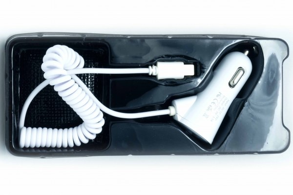 Автомобильное зарядное устройство+ кабель LIGHTNING MUJU MJ-C08 (USB.5B.3.1A)