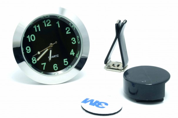 Автомобильные часы Орбита ОТ-CLC02 (серебрянный)