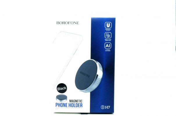 Держатель для смартфона BOROFONE BH7 Чёрный (магнитный)