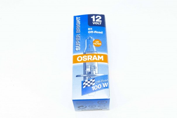 Автолампа OSRAM H1 12V 100W PX 14,5s