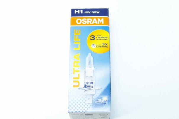 Автолампа OSRAM H1 12V 55W P14,5s Ultra Life Time