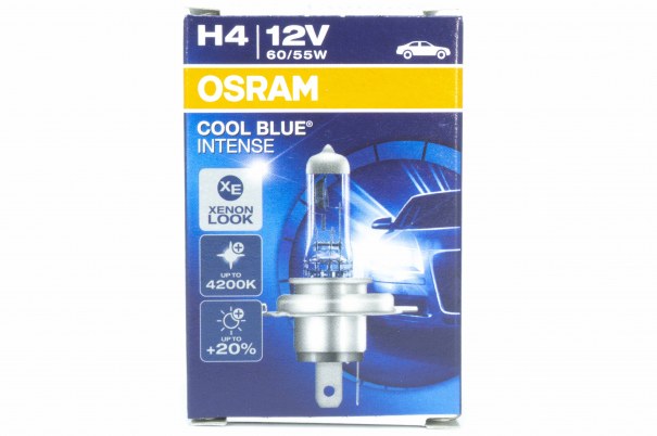 Автолампа OSRAM H4 12V 60/55W P43t Cool Blue Intense