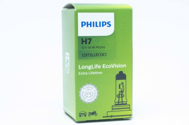 Автолампа PHILIPS H7 12V 55W Longer Life